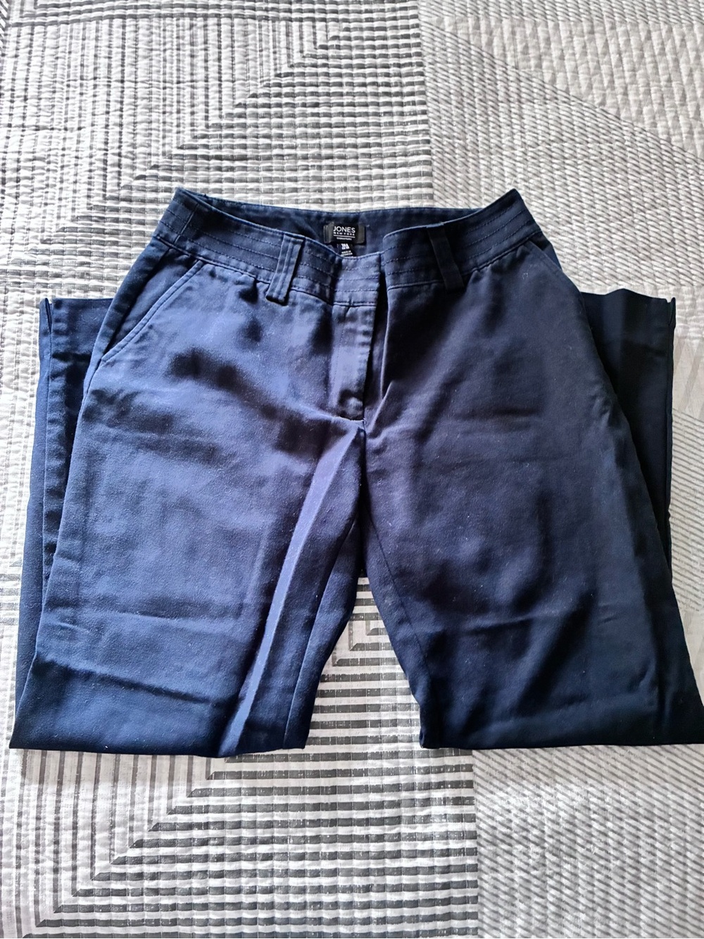 Jones New York Navy Chino Pants